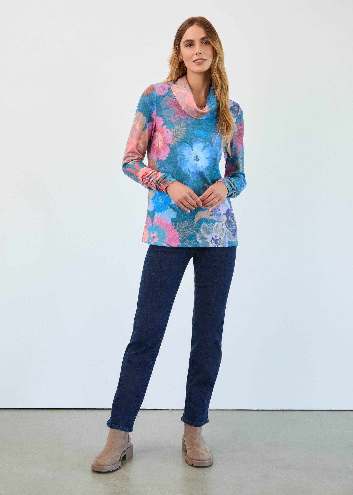 Beyond Denim Straight Leg, Dark Rinse, full view