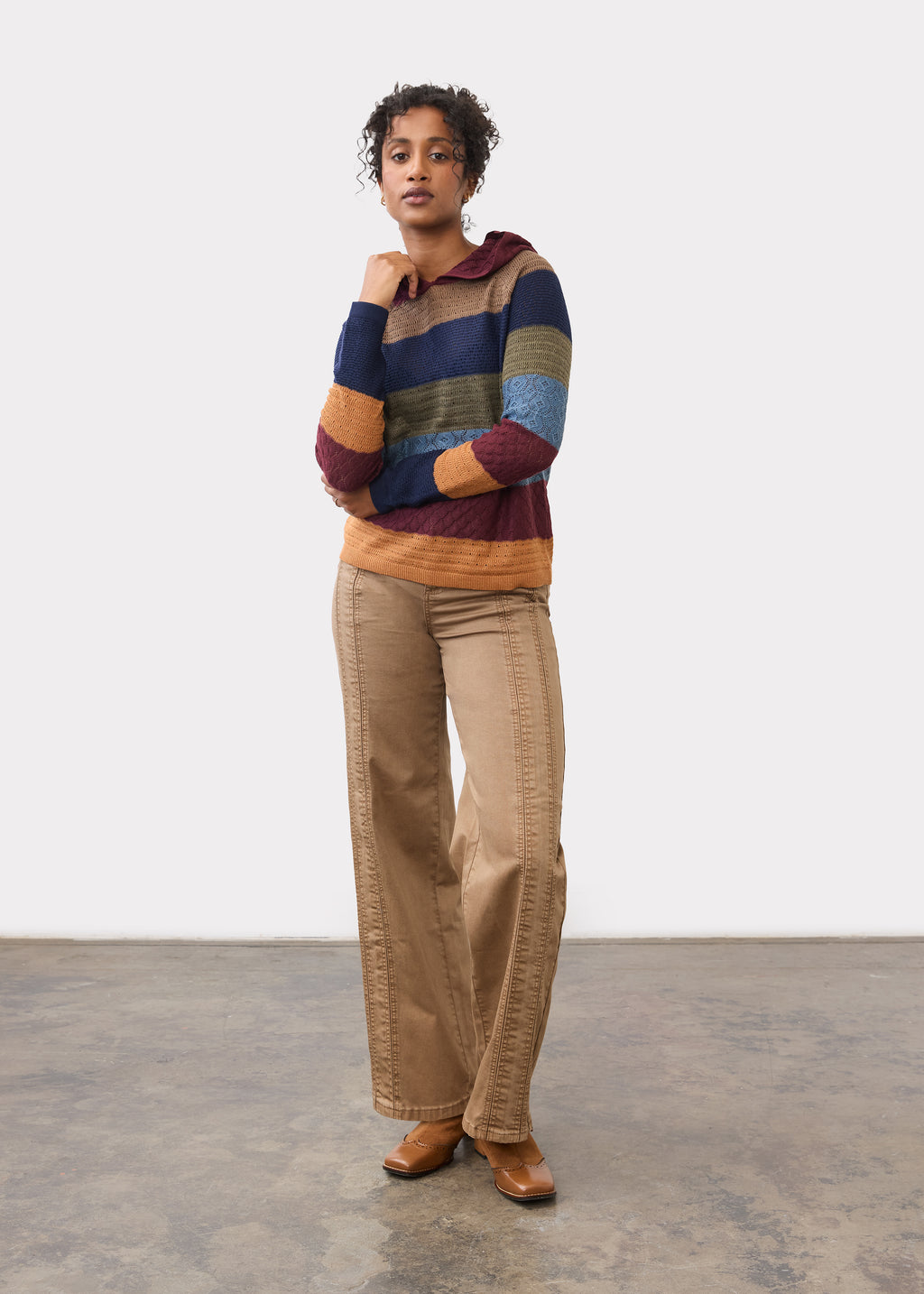 Olivia Wide Leg, Maple, alternate view