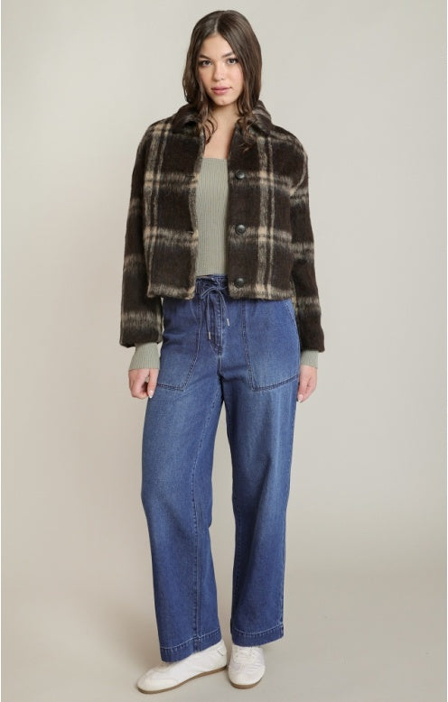 Checkered Jacket, Brown Checkered, alternate view