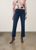 Pull-On Straight Leg, Dark Wash