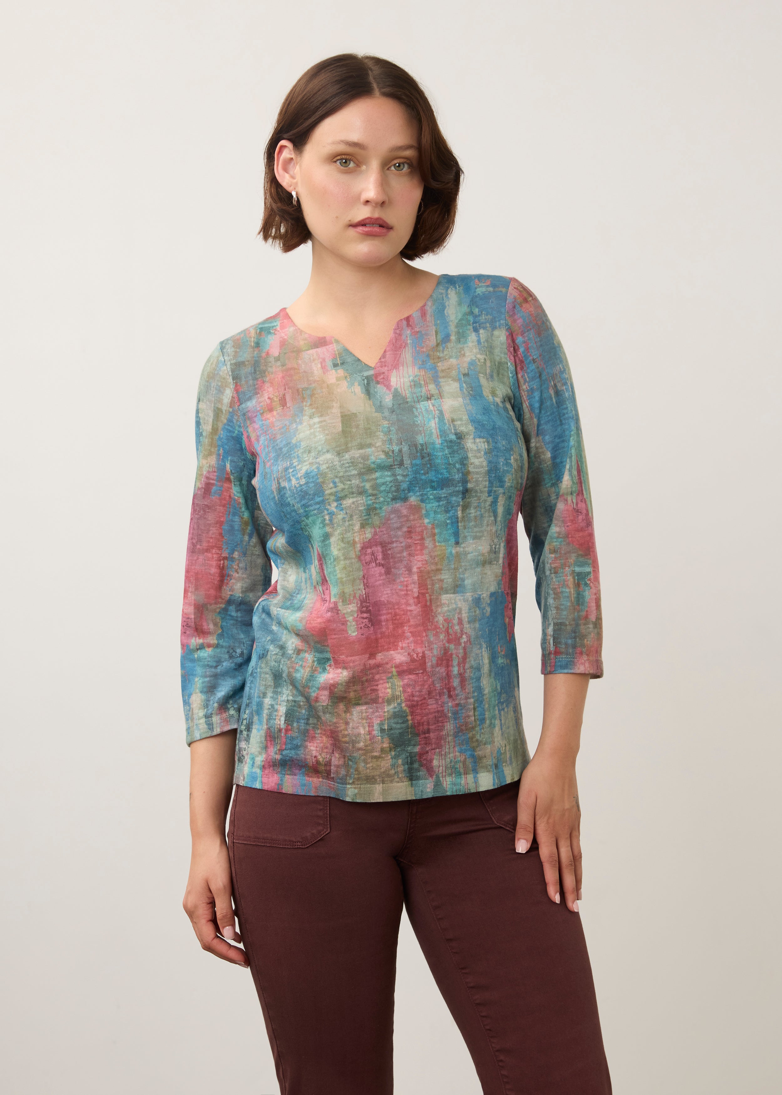 Notch Neck Top Horatio