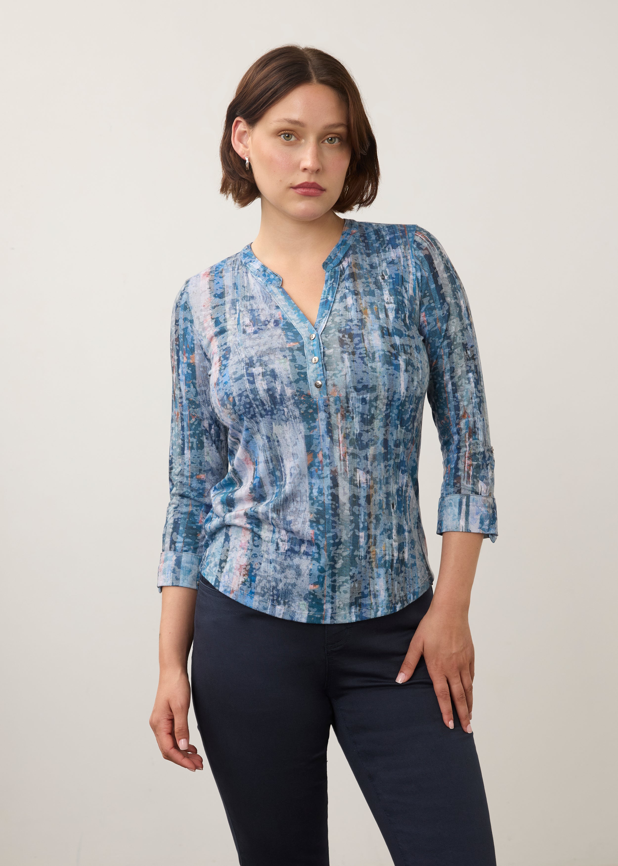 Henley Top Gravity Indigo