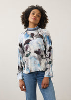 Bow Back Neck Top, De Winter Floral