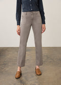 Christina Straight Leg, Stone Grey