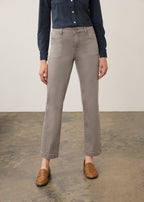 Christina Straight Leg, Stone Grey