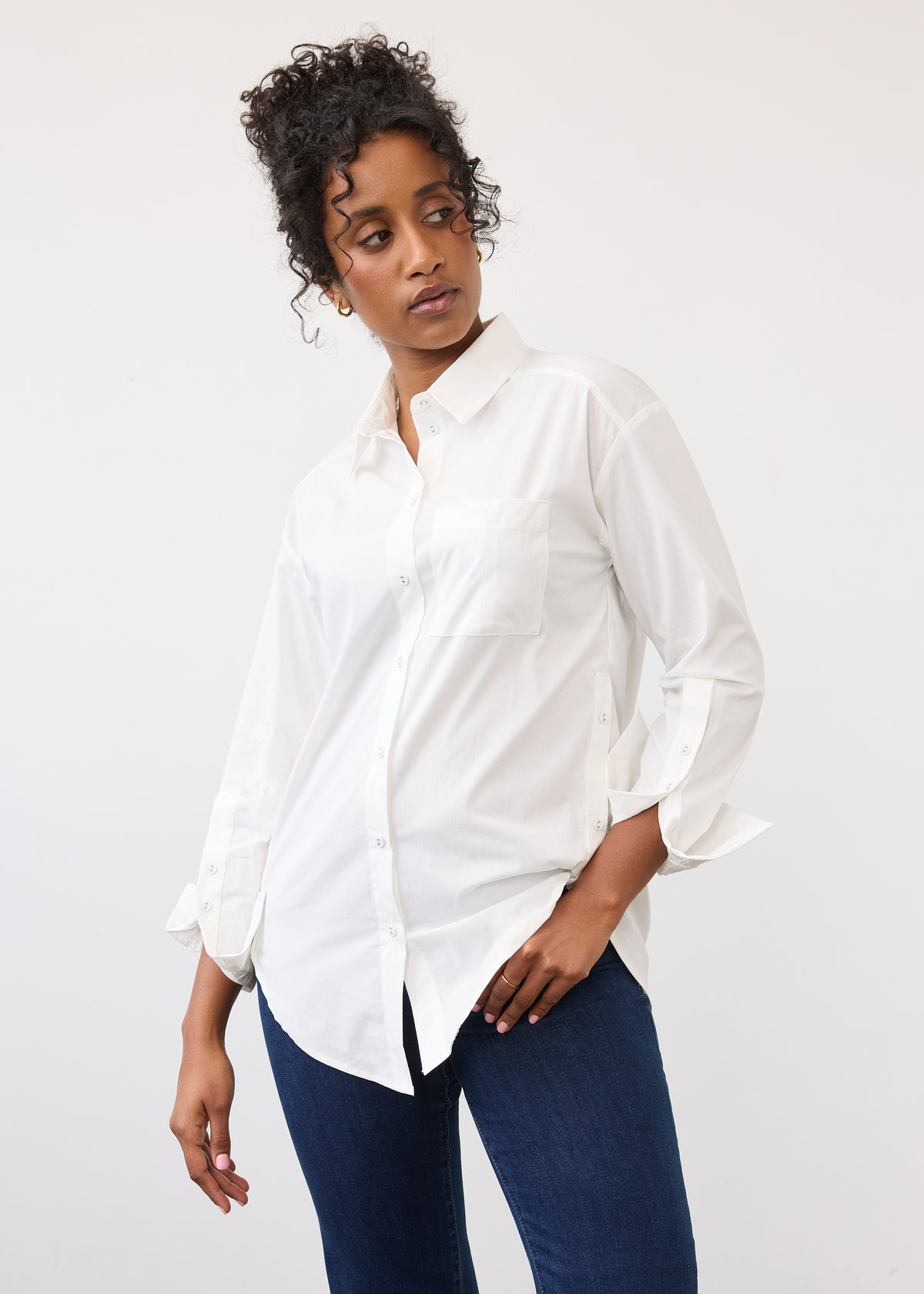 Long Sleeve Shirt, Ivory