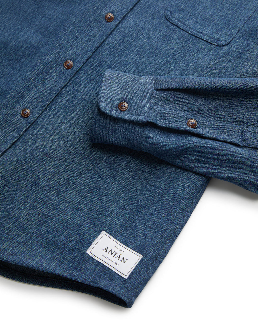 Anian Denim Shirt, Nightfall, alternate view