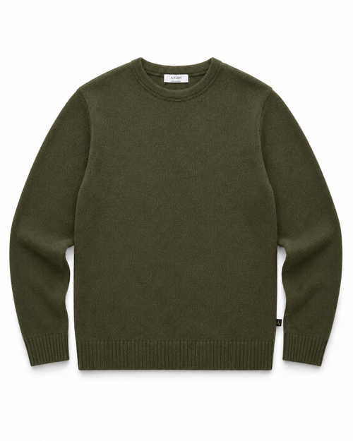 Anian Cashmino Crewneck, Forest