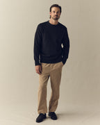 Anian Cashmino Crewneck, Charcoal, alternate view