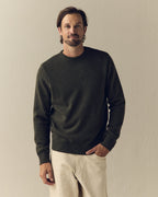 Anian Cashmino Crewneck, Forest, alternate view