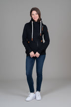 Hestia Full-Zip Sweatshirt, Black, alternate view